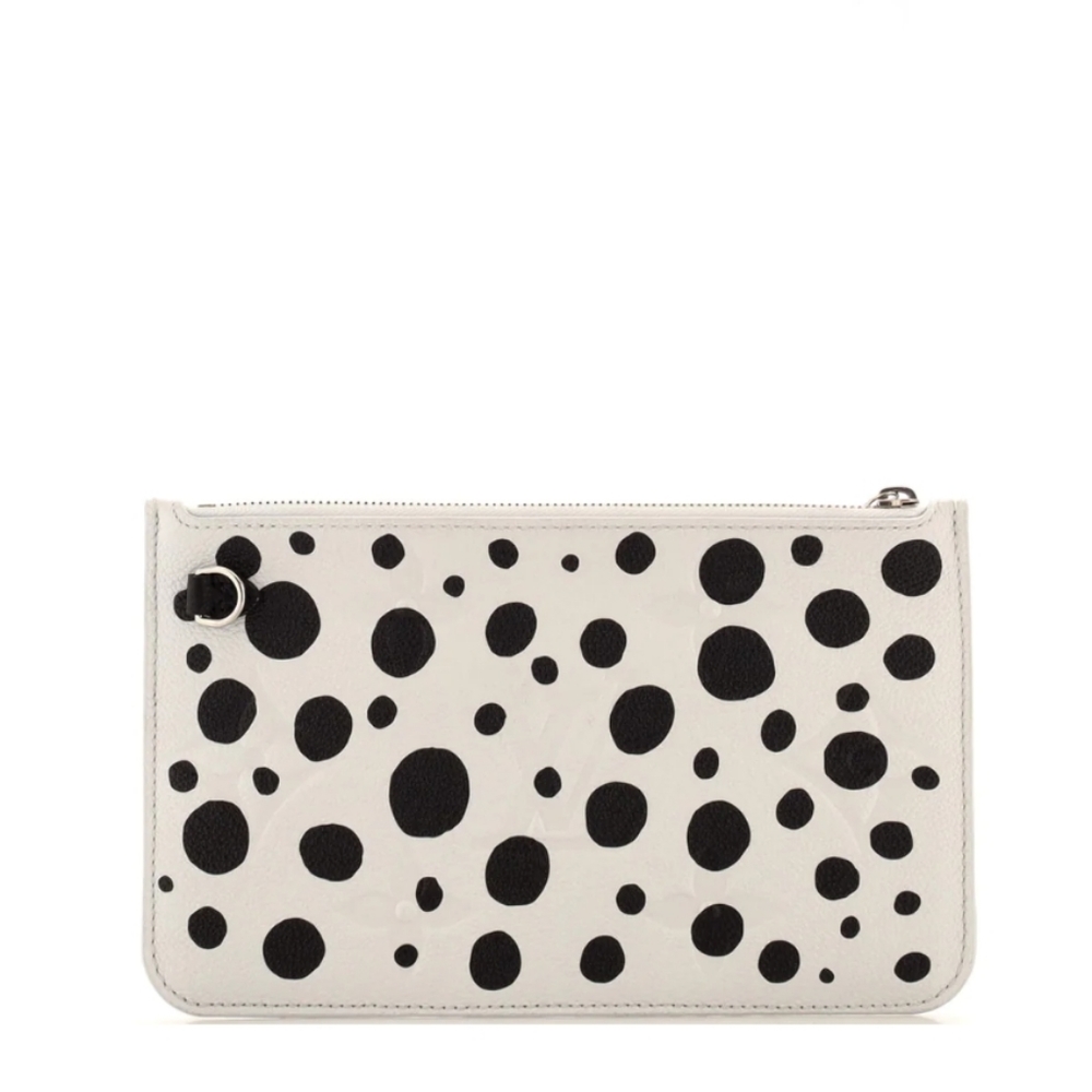 NEW LV X YK Empreinte Neverfull MM GM Pochette Black White